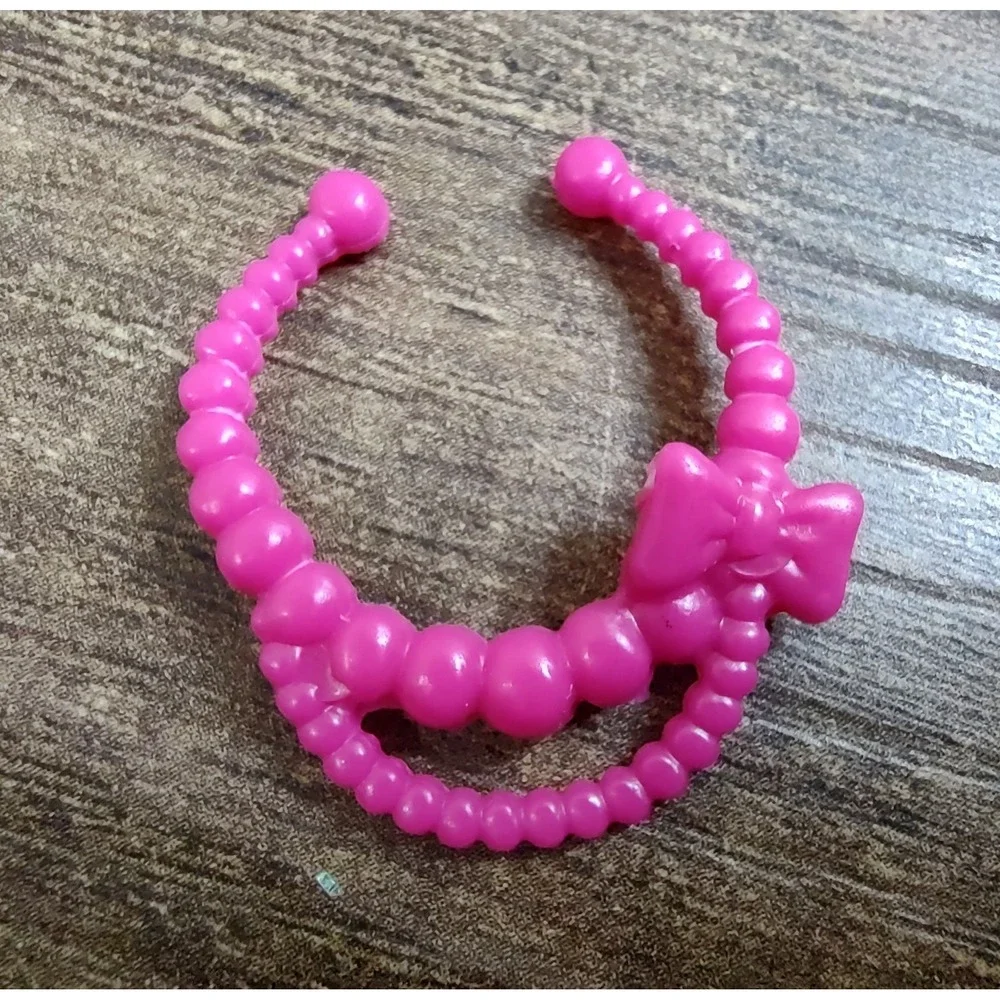 Barbie Doll Pink Necklace Jewelry Diorama Clothing Accessory Mattel Z31